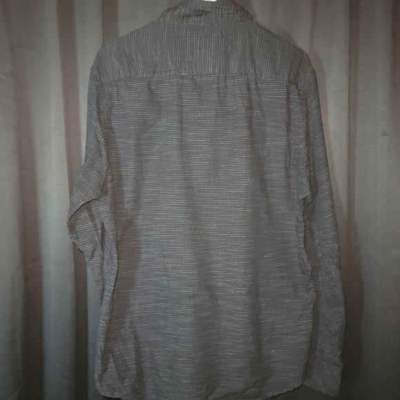 American Rag Large Button Down Long Sleeve Microdot - Picture 5 of 11